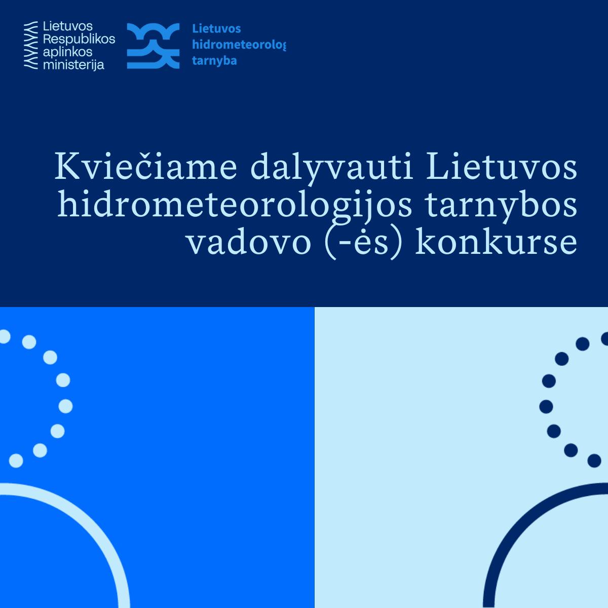 2023-10-03 | Kviečiame dalyvauti Lietuvos hidrometeorologijos tarnybos vadovo (-ės) konkurse