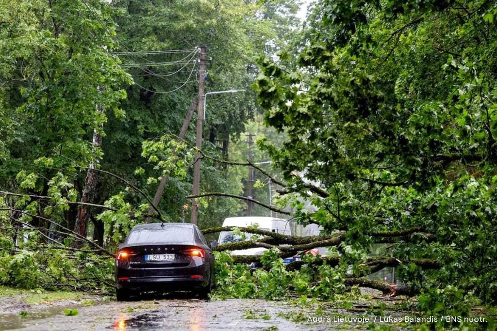 2024-07-29 | Lietuvos hidrometeorologijos tarnybos (LHMT) pranešimas dėl liepos 28-29 dienomis Lietuvoje vyravusios audros